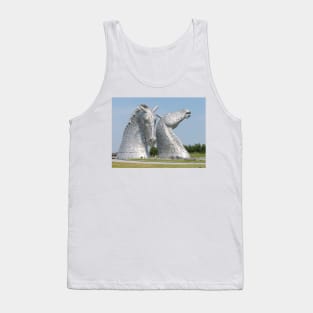 The Kelpies equine sculptures Helix Park Falkirk Tank Top